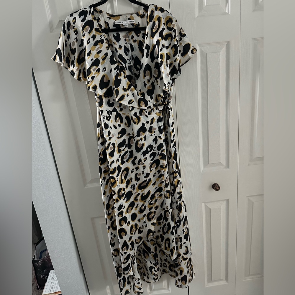 HYFVE Animal Print Maxi Dress